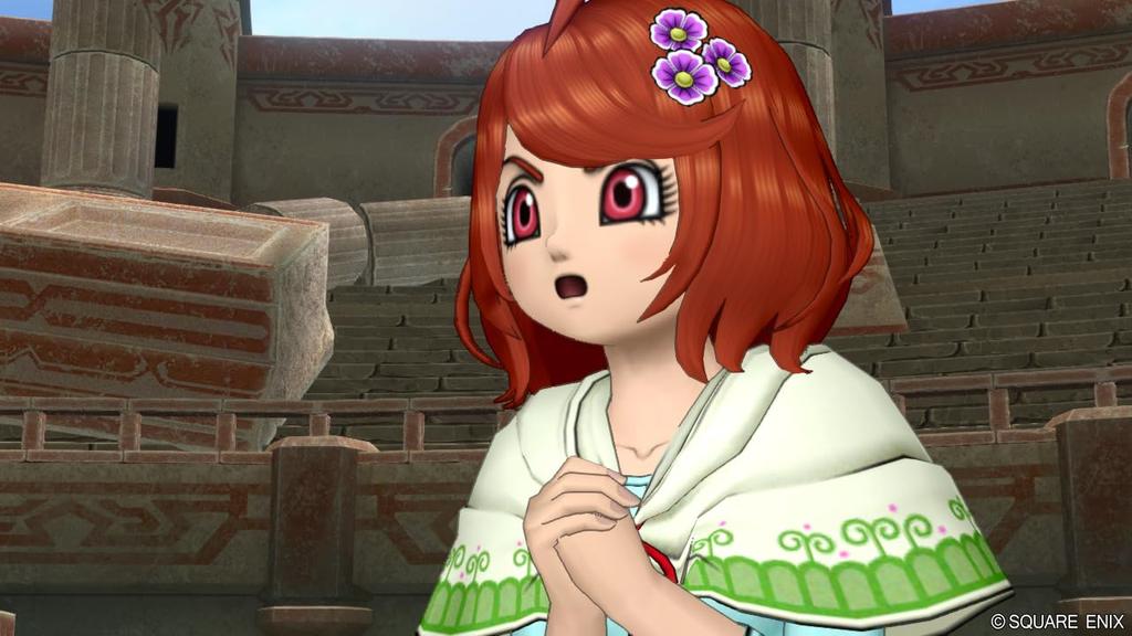 Dragon Quest X Дверь в будущее и дремлющая девушка Онлайн Windows -