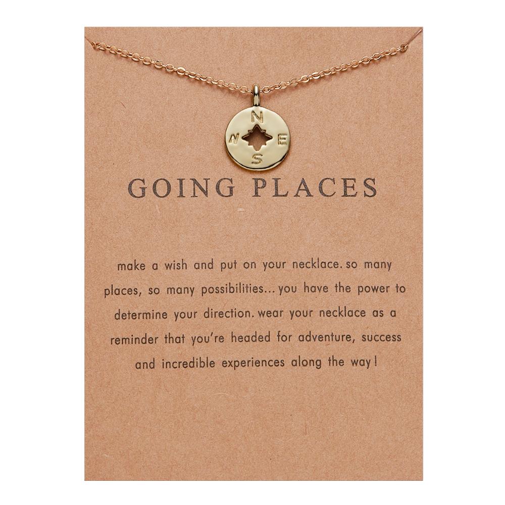 New Trendy Alloy Cute Elegant Sun Star Leaves Bird Butterfly Heart Luck Pendant Necklaces for Women Fashion Accessories Jewelry