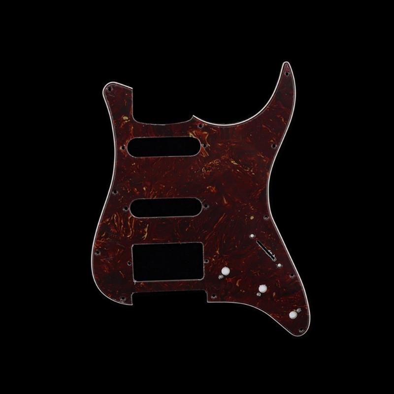 Multicolor 11Hole SSH Guitar Pickguard Scratch Plate For ST SQ Electric Guitars 3-Ply SSH Guitar Pickguard Guitar Parts