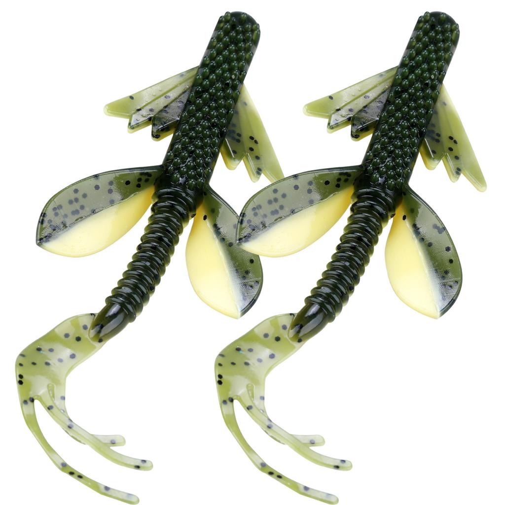 Мягкая рыболовная наживка, 1 шт., приманки для рыбы, голец, искусственные насекомые, черный окунь, сом