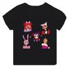 Summer Cotton Children's T-shirt The Amazing Digital Circus Cartoon Pattern - Suitable for Summer Dressing