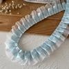 Luxury Blue Lace Trim Ruffle Flounce for DIY Dress Decoration