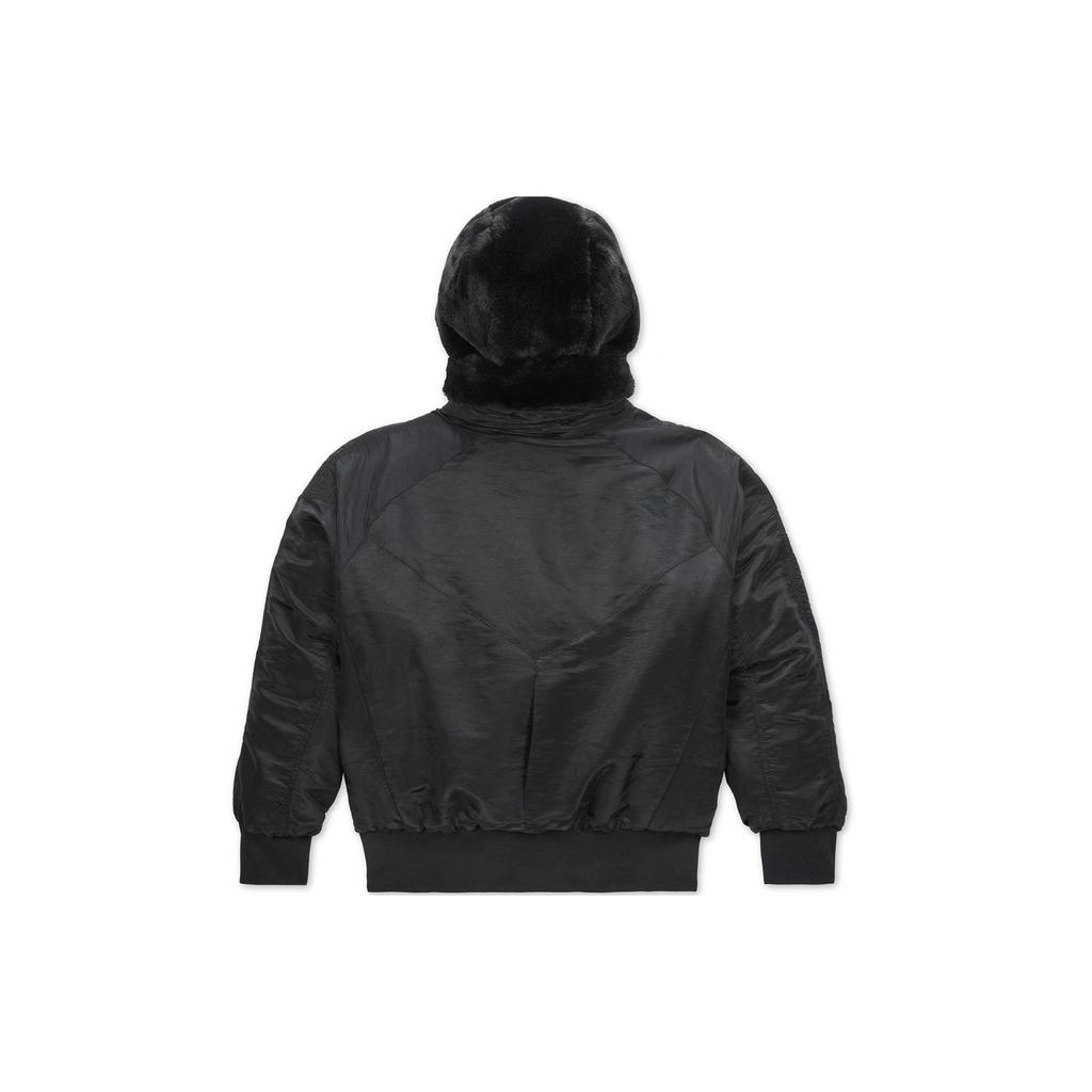 Jordan Двусторонний бомбер Asia Edition Женская верхняя одежда Черный CQ6658-010