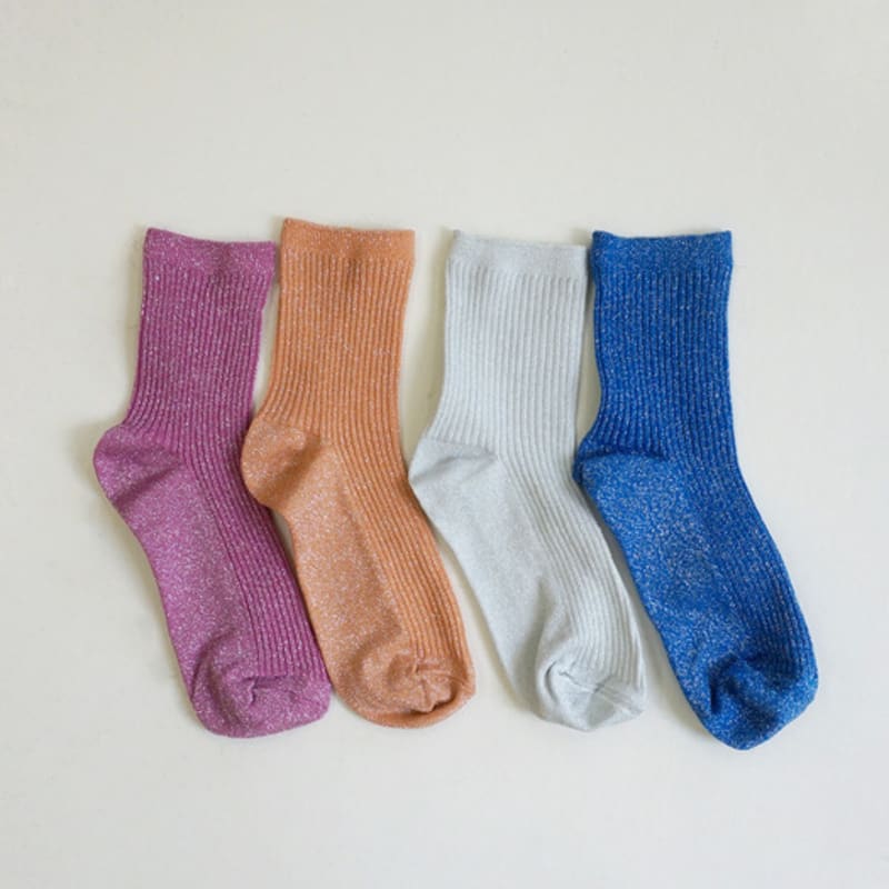 mishuu somuch mishuu somuch metal socks_4color