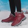 2023 Autumn/Winter Cross-Border Thick Velvet Warm Snow Shoes for Men & Women, Large Size 48