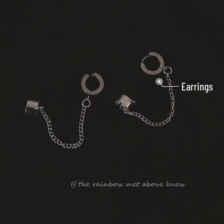 Шикарные серьги-каффы без проколов для женщин – трендовый хип-хоп-клипс 2025 года