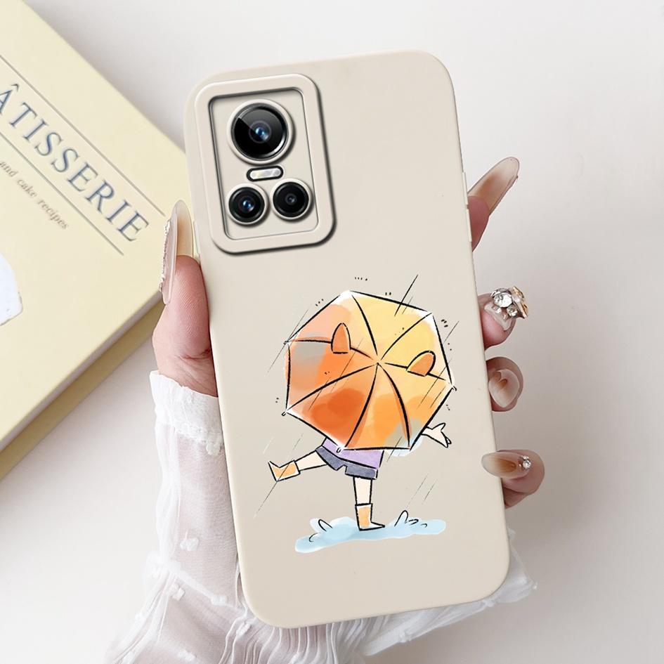 Чехол для Realme GT Neo 3 RMX3561 RMX3560 Ударопрочный Чехол Модный Тюльпан Мягкий Силикон Матовый Чехлы для Телефона Для Realme GT Neo3 Coque