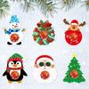 12pcs Santa Claus Snowman Elk Christmas Candy Paper Card Merry Christmas Decorations  Party Favors