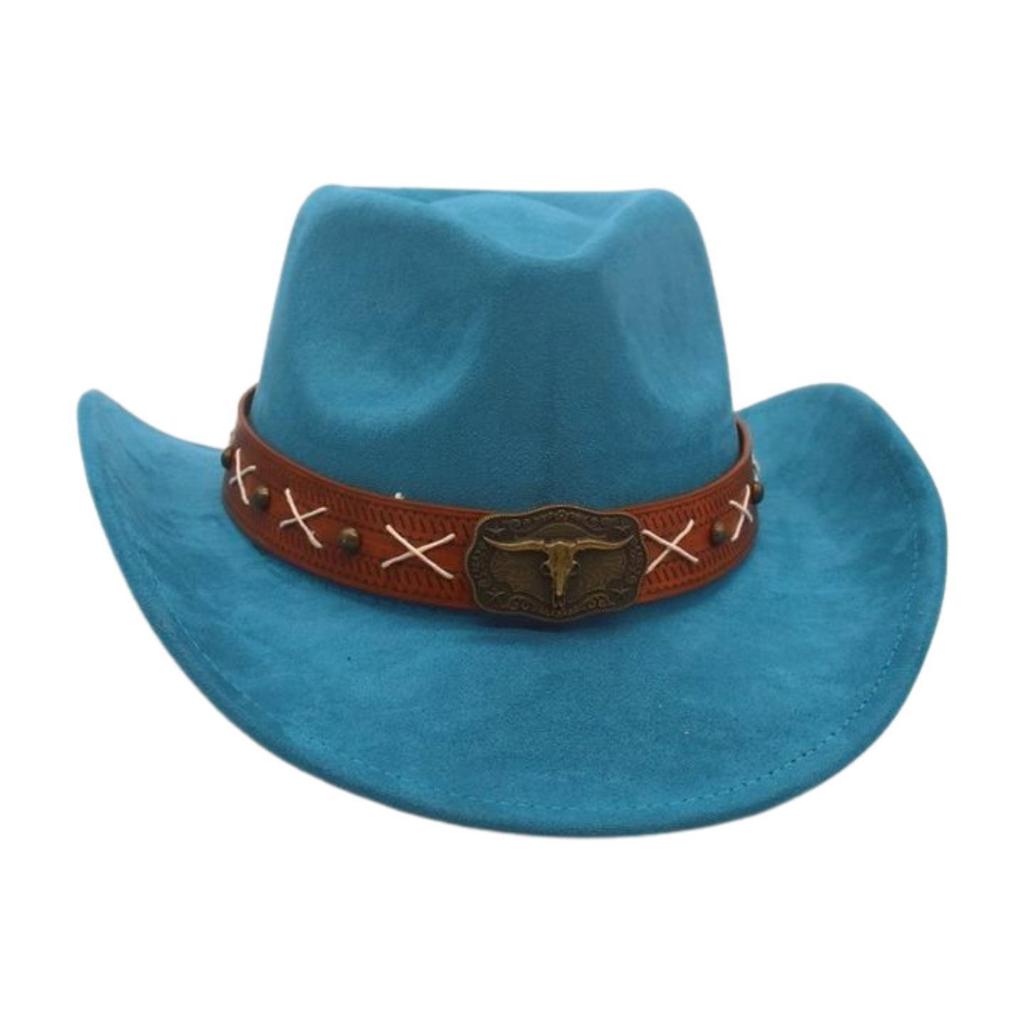 Newwestern Cowboy Hat Resort Style Performance Stage Jazz Hat Men And Women Niche Ethnic Style Top Hat