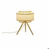 Lampe De Bureau - DKD HOME DECOR - Polyester Bambou - Doré - Beige - Design Contemporain