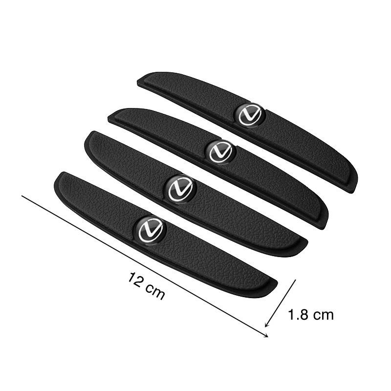 4Pcs Car Door Bumper Strip Anti Collision Rubber Stickers For Lexus F-SPORT ES RX NX LS UX LM LX GX LC RZ IS CT GS RC HS SC TXMK5