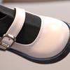 Children Girls School Retro Leather Shoes Autumn Spring British Style Kids Girl Shoe Soft Comfortable Sock Shoes