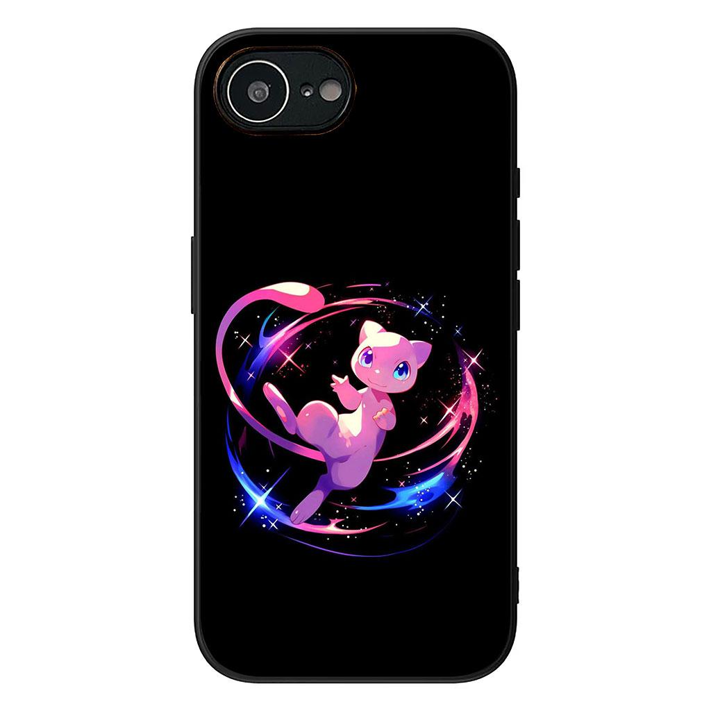 Чехол-кейс Mew P-Pikachus P-Pokemons GO для Apple iPhone 16 15 14 11 Pro Max 7 8 Plus SE2 SE3 SE 2022 2020