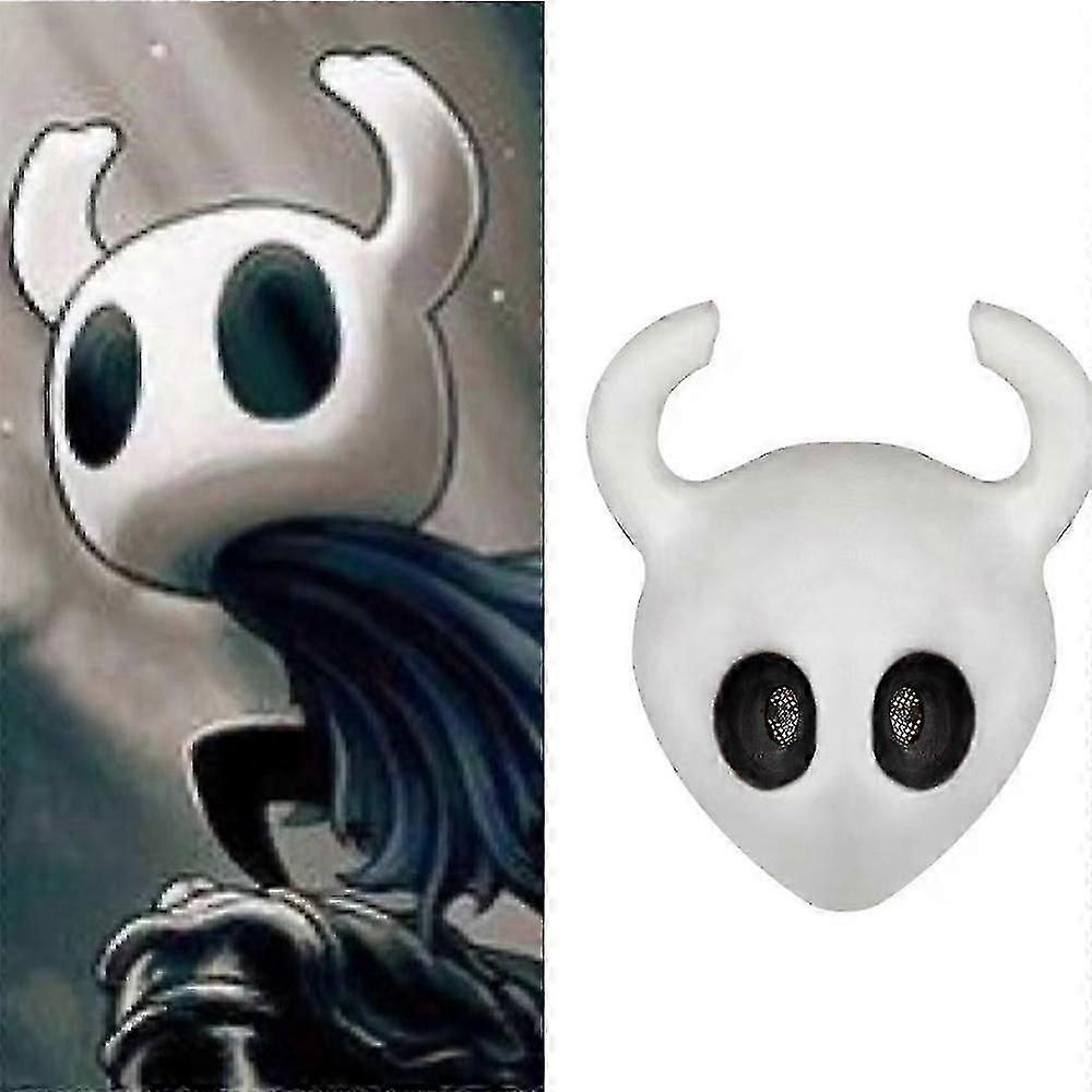 2026 Hot!! Hollow Knight Cosplay Latex Mask Halloween Carnival Roleplay Head Cover Party Fancy Dress Up Costume Props