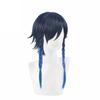 Genshin Impact Venti Косплей Унисекс 50 см Синий Парик Косплей Аниме Косплей Парики Термостойкие Синтетические Парики Хэллоуин