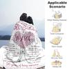 Birthday Personalized Name Blanket Throw Customizable Blanket Ultra-Soft Throw For Office Bedding Office Chair Home Decor Ideal for All Seasons