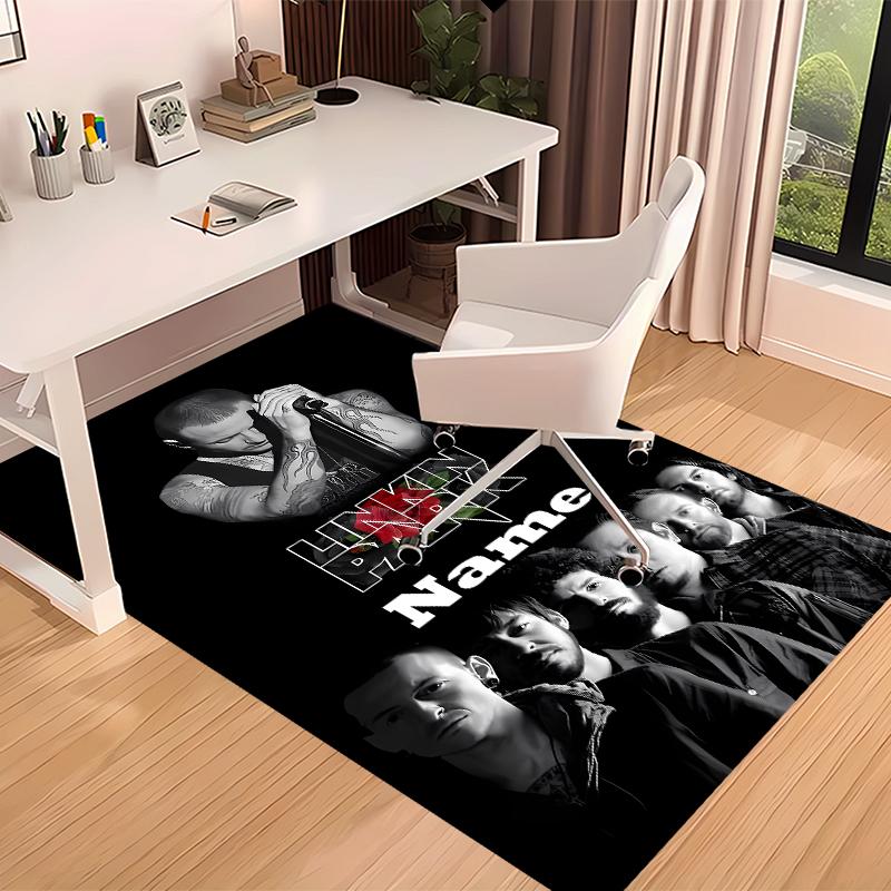 Custom personalization Linkin Park Print Area Rug - Soft, Washable Non-Slip Indoor Mat,Living Room,Home&Office Decorative Rug