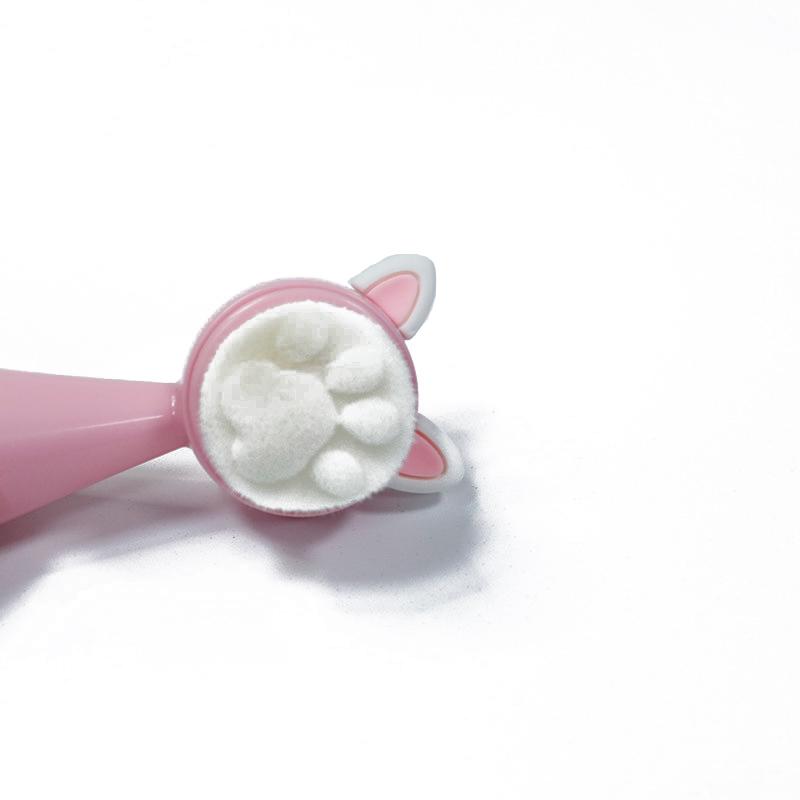 3D двойная силиконовая очищающая щетка для лица ручная массажная щетка для лица мягкая щетина отшелушивающая двусторонняя щетка для умывания лица