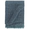 Blanket - VIDAXL - 125 X 150 Cm - 100% Cotton - Indigo Blue