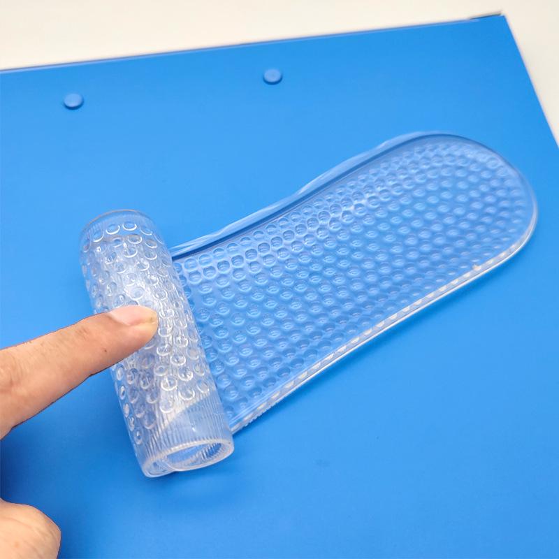 ПУ Силиконовые Нескользящие Амортизирующие Спортивные Стельки для Мужчин и Женщин