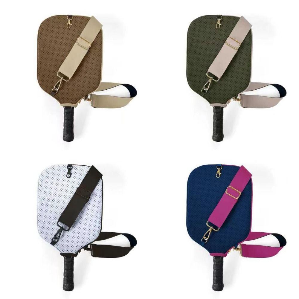 Zipper Closure Pickleball Paddle Cover Waterproof Pickleball Racket Bag Unisex
