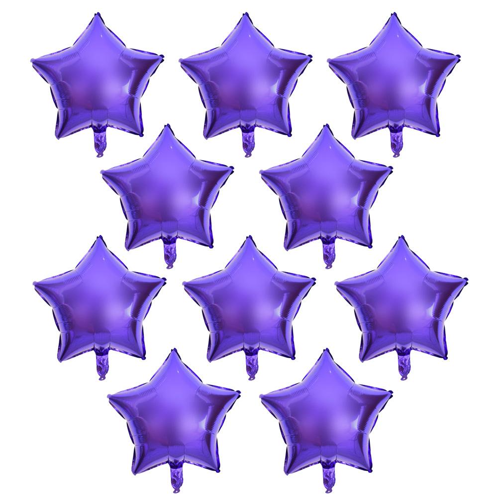 10pcs 10 Aluminum Foil Balloons Party Wedding Birthday Decor