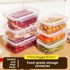 Герметичный переносной контейнер для хранения фруктов и продуктов, пищевой, для холодильника