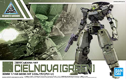 BANDAI SPIRITS 30MM bEXM-14T Cielnova [зеленый] масштаб 1/144 пластиковая модель с цветовой кодировкой