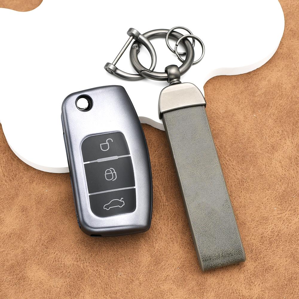 Keyless For Ford Ecosport Kuga Escape Falcon B-Max C-Max Focus 2 MK2 Fiesta Mondeo Galaxy Car Key Case Cover Shell Fob keychain