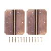2Set Square Hinge 6cm Chinese Antique Cabinet Hinge Furniture Hardware Accessories