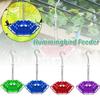 New Plastic Hex Hanging Hummingbird Feeder Handmade Bird Feeder For Outdoor Garden Yard Decoration Gift For Bird Lovers 4 Colors