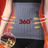 Female Elastic Lower Back Abdomen Waist Warm Band Adhesive Kidney Kidney Protector Wrapped Winter Long Waist Support Belt