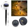 6pcs Solar Outdoor Lights Garden Lamp Solar Powered Waterproof Landscape Path Outdoor for Yard Backyard Lawn Patio Decorative
