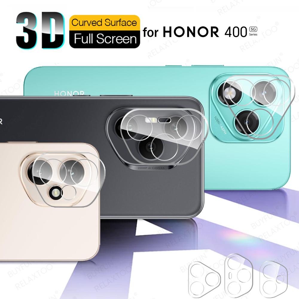 3D закаленное стекло для защиты камеры Honor 400 Pro Honor400 Lite 400Pro 400Lite Honor400Pro 5G Global Задняя HD пленка-защита объектива 4