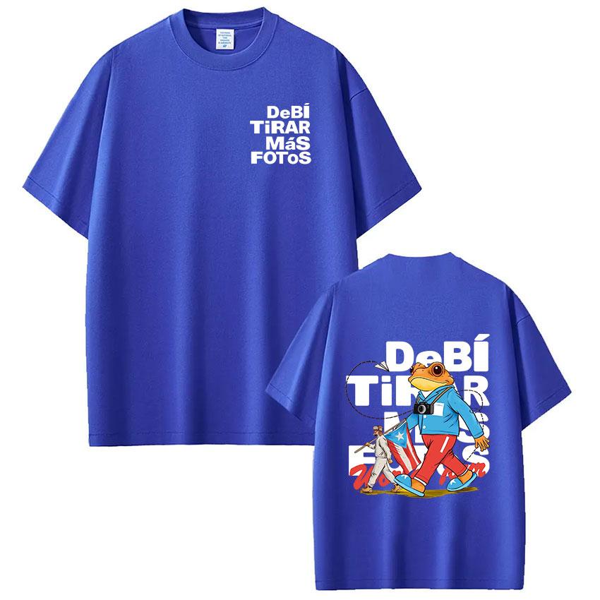 Rapper Bad Bunny T Shirt Debi Tirar Mas Fotos Dtmf Tshirts Unisex Unisex Clothing Fashion Hip Hop Short Sleeve Tshirt Streetwear