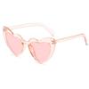 Cute Heart-Shaped Sunglasses For Men And Women Uv Protection Outdoor Beach Street Shooting Sun Protection Glasses Eye Protection