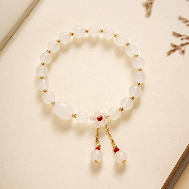 10 мм керамические украшения конфетного цвета полный браслет из бусин эластичный браслет в старинном стиле