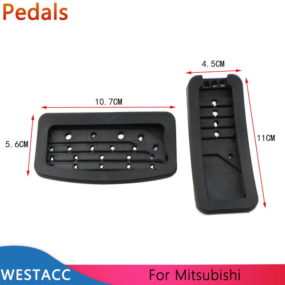 Car Pedals Accelerator Gas Brake Clutch Pedal Cover for Mitsubishi ASX Outlander Lancer EX Eclipse Cross Pajero AU