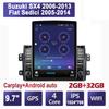 9,7-дюймовый автомобильный радиоприемник для Suzuki SX4 2006-2013 Fiat Sedici 2005-2014 Android 2 DIN Tesla вертикальный экран Carplay Авто радио Мультимедийный плеер 2 + 32 ГБ