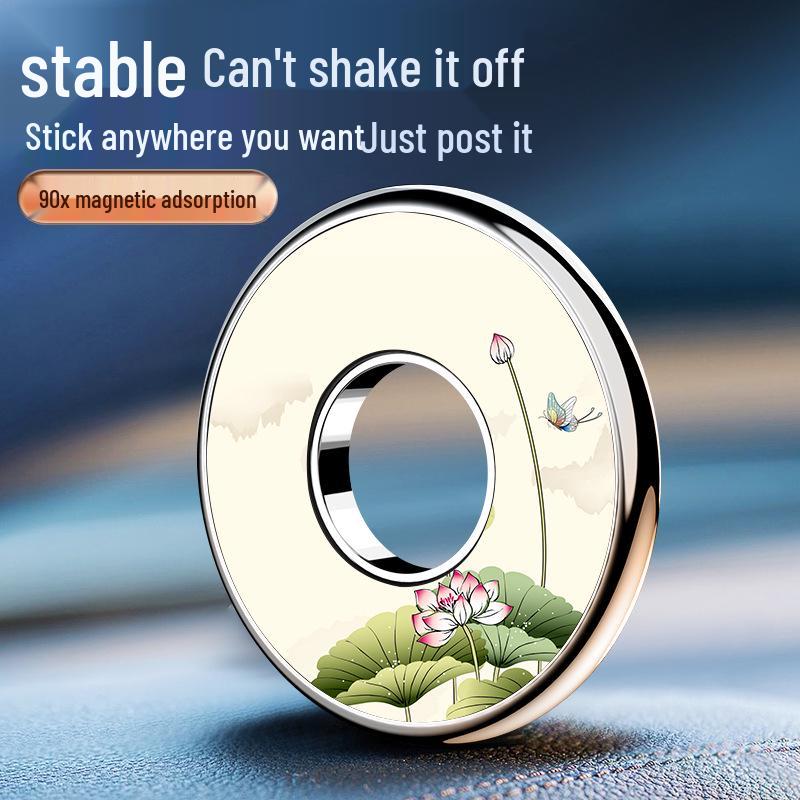 Магнитный держатель автомобильного телефона: Многофункциональное, прочное клейкое металлическое крепление