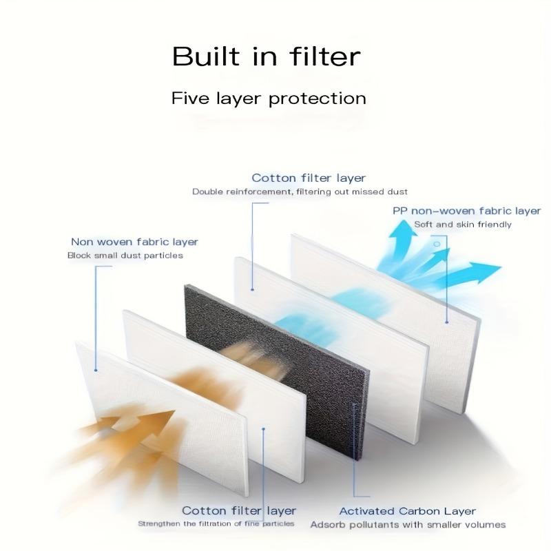 1PC Men's and Women's Cycling Protective Masks, Sports Masks, Filters, Dustproof and Warm Masks, Protective Lenses, Removable