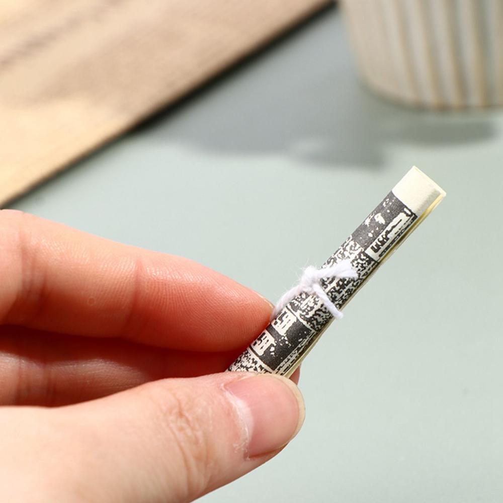 DIY 1/12 Wooden Kids Toy Newspaper Miniature Mail Box Mailbox Ornamant Dollhouse Accessories