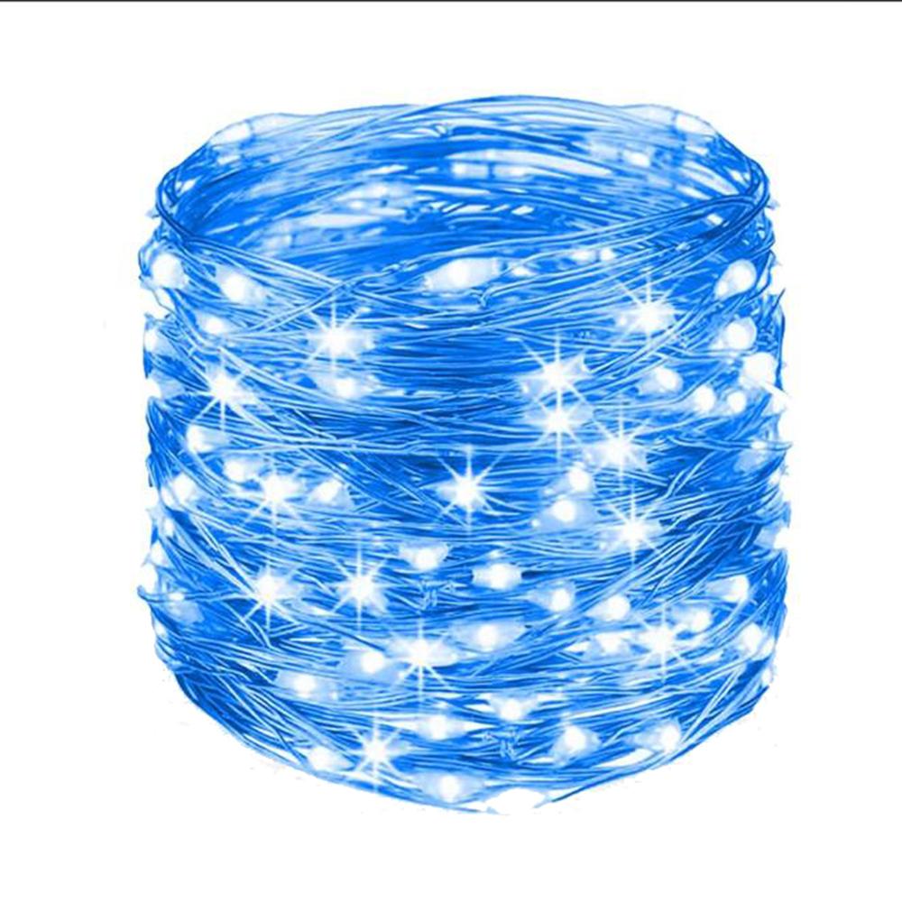 Светодиодные огни Led String Light на проволоке с пультом управления для декора