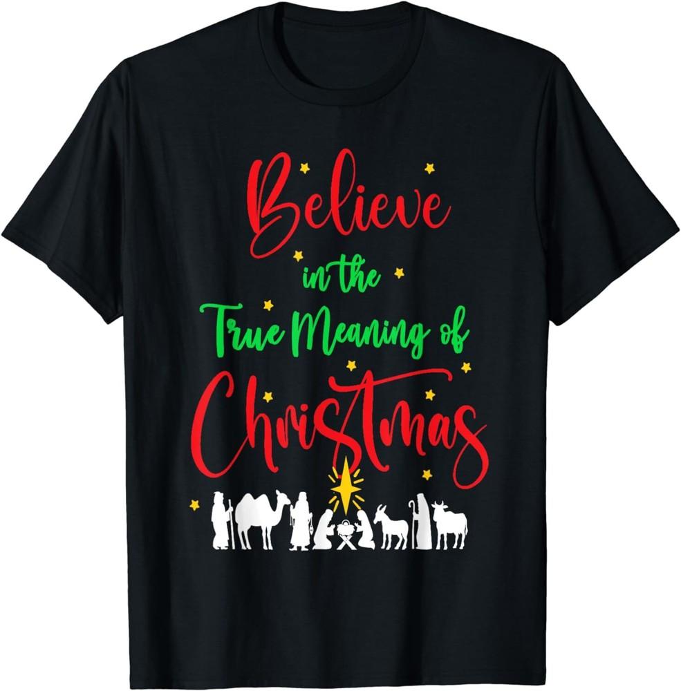 NEW Christian Jesus Nativity Christmas Blessings Gift Idea Tee T-Shirt S-5XL Unisex T-Shirt