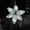 Creative Lily Simulation Flower Keychain Pendant Backpack Decoration Accessories Gifts