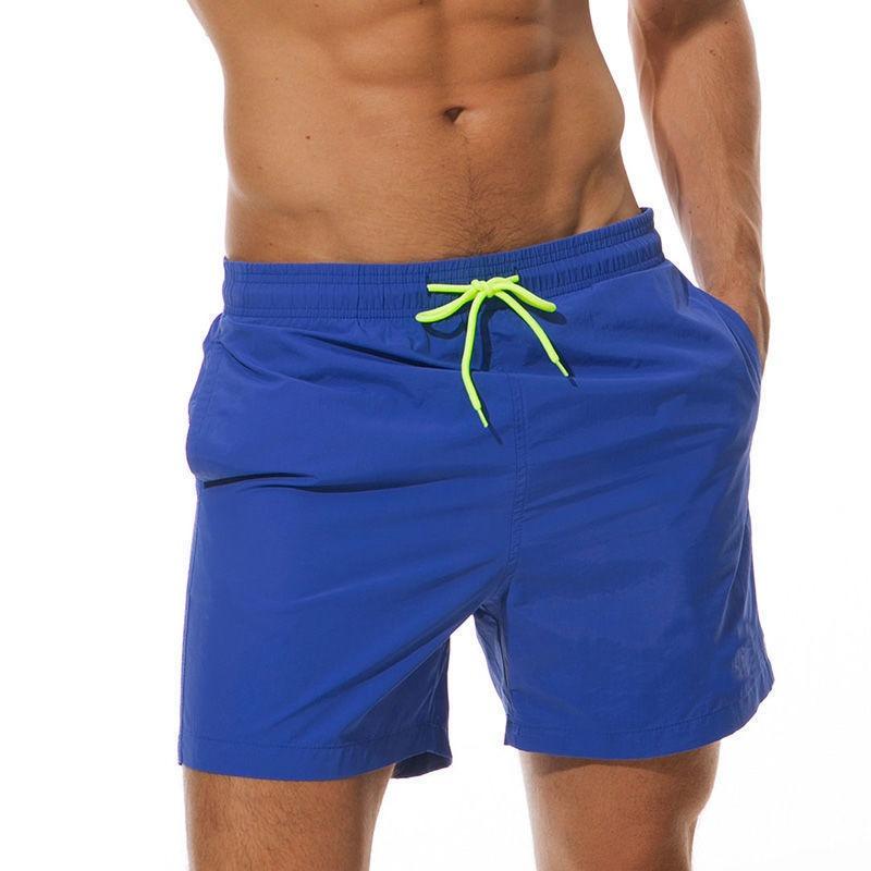 Men's Casual Shorts Solid Color Simple Waterproof Beach Shorts Men’s