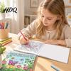 Цветочная тема Раскрашивание Хобби Сад бабочек Книга Квадратный формат с плотной бумагой Расслабляющая осознанность