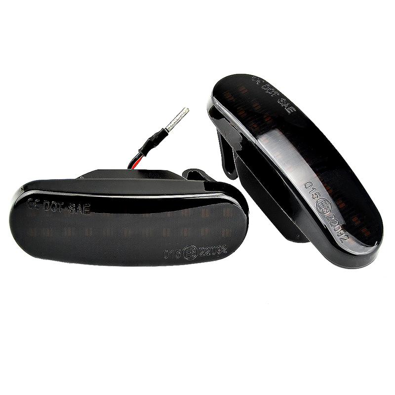 1 пара светодиодных динамических водонепроницаемых боковых габаритных огней, указателей поворота для Fiat Abarth Punto Panda MK2 MK3 Multipla Stilo 1612811180