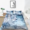 Домашнее постельное белье с животным принтом, пододеяльник для детей и взрослых, наволочка для мальчиков, моющийся подарок, удобное постельное белье, пододеяльник