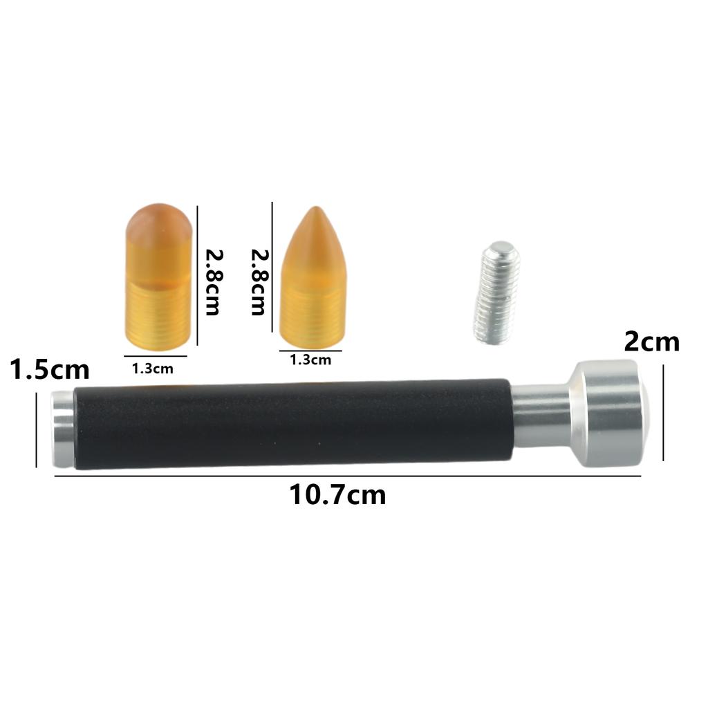 Инструменты для ремонта вмятин на сменной головке, алюминиевый черный корпус, удаление вмятин без покраски, практичный